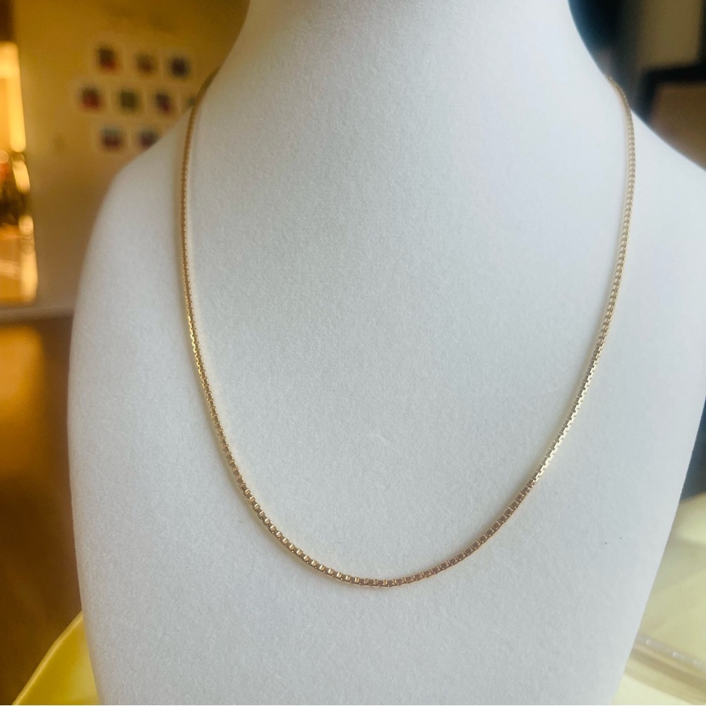Fashion Jewelry Gold Herringbone Necklace